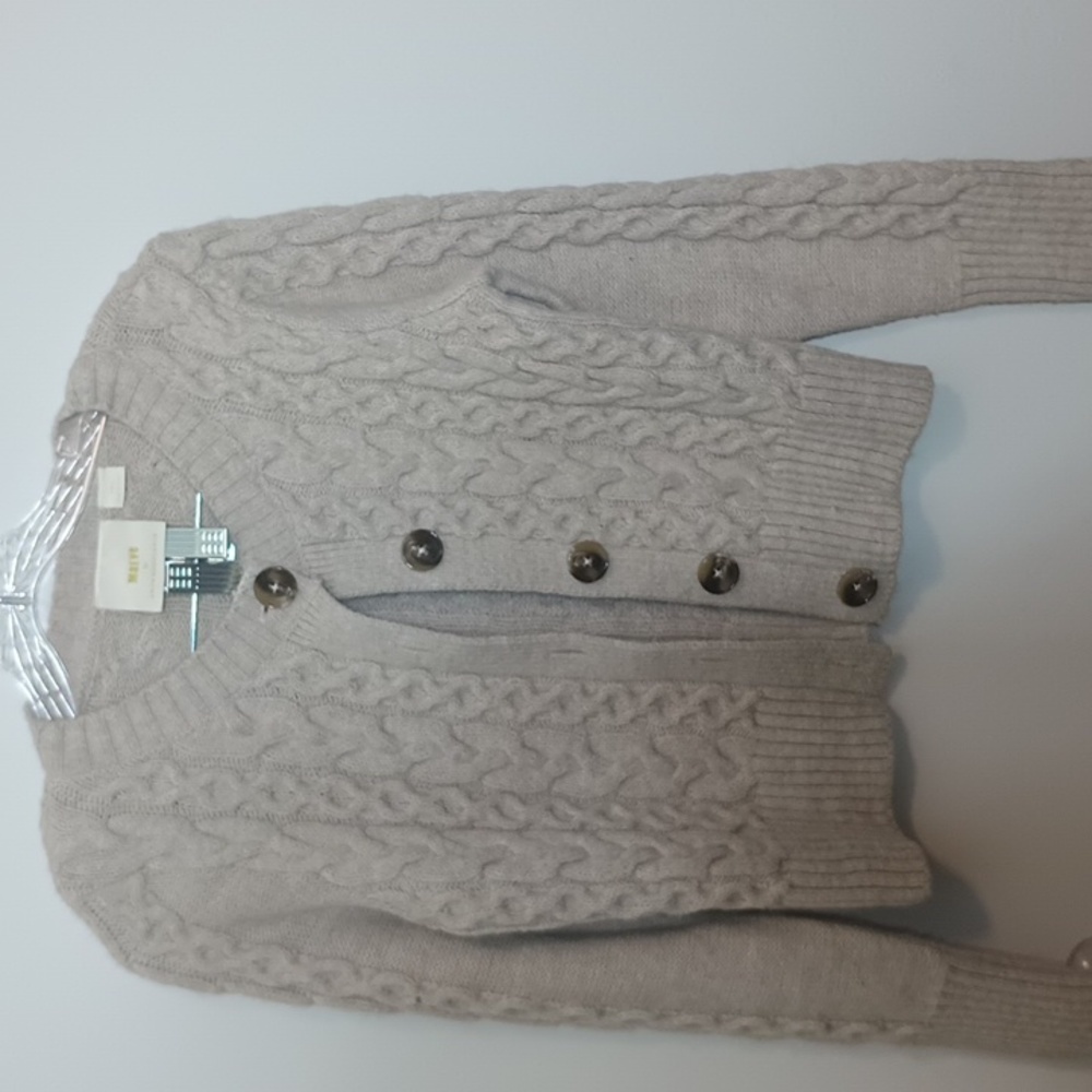 Anthropologie| Maeve XS button down chunky knit cardigan